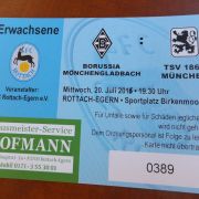 1860 München - BORUSSIA (Test) 20.7.2016